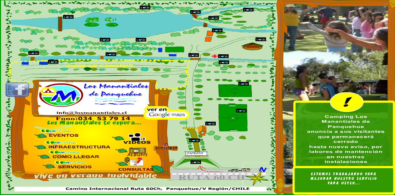 'LOS MANANTIALES DE PANQUEHUE, CAMPING BALNEARIO DIVERSION TOTAL PARA TODA LA FAMILIA, DISFRUTE EL VERANO DE FORMA SEGURA E INOLVIDABLE' - www_losmanantiale