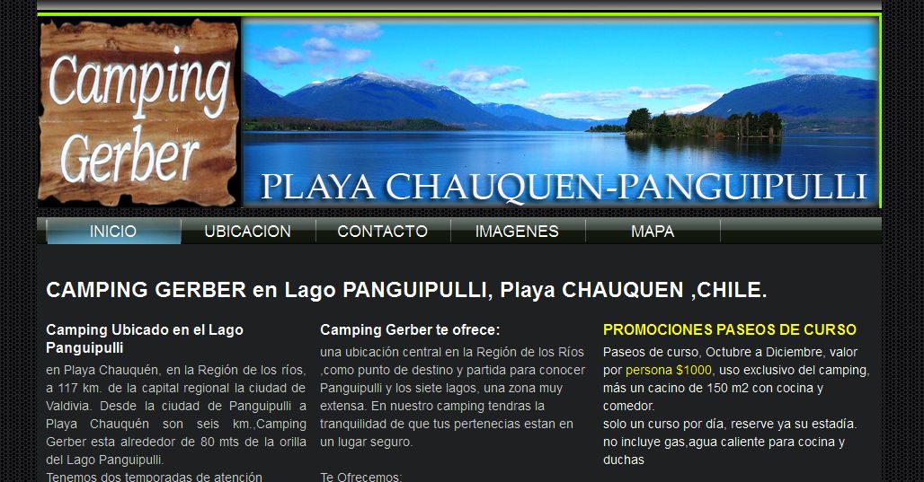 'Camping Lago Panguipulli-Camping Gerber' - www_campinggerber_cl